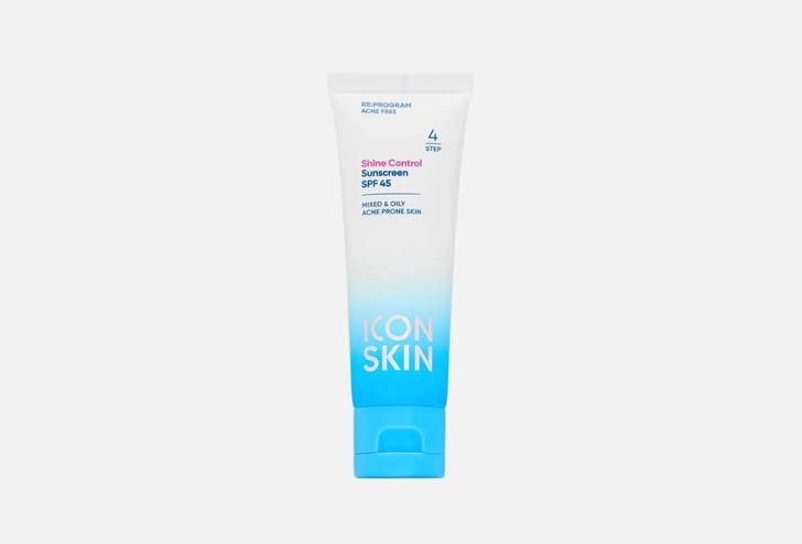 Солнцезащитный крем для лица SPF 45, ICON SKIN