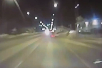 Toyota Crash Video: Car Flies Off Road and Hits Pole