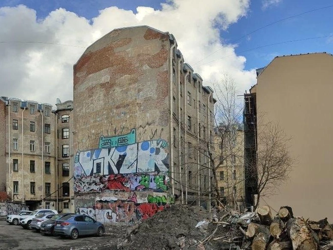 В ККИ Санкт-Петербурга подтвердили отсутствие согласования для строений. | Источник: Михаил Огнев / «Фонтанка.ру»
