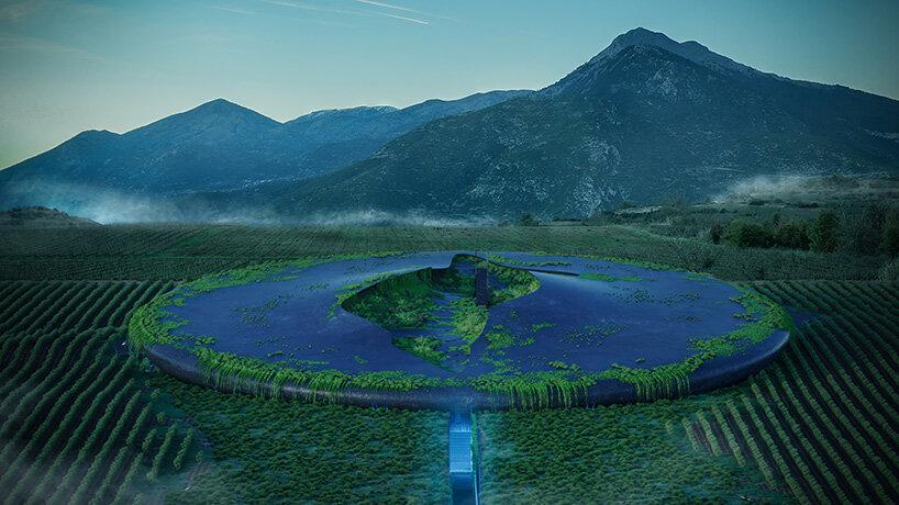 Винодельня Metamorphosis в Греции: древняя гробница или летающая тарелка? | Источник: 314 Architecture Studio