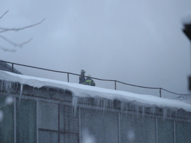 Представитель арендатора сообщил, что верхний этаж полностью выгорел. | Источник: Андрей Бортко / NGS.RU