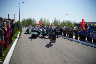 Начальник УМВД принял участие в параде Победы в детском саду