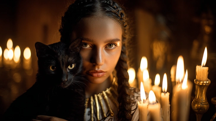 Разбираем ритуал «как вызвать египетского кота»: откуда он появился и правда ли может исполнить ваши желания | Источник: Midjourney
