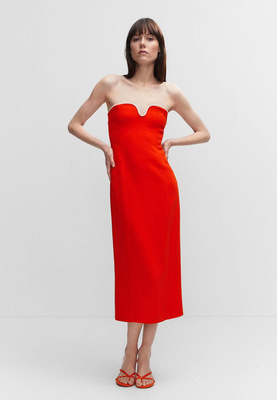 Платье Mango BELLI2, цвет: красный