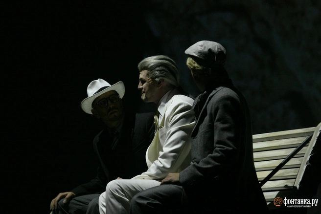 На кадре&nbsp;— премьера мюзикла «Мастер и Маргарита» в Мюзик-холле | Источник: Михаил Огнев / FONTANKA.RU