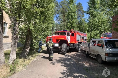В инфекционной больнице Ангарска произошел пожар