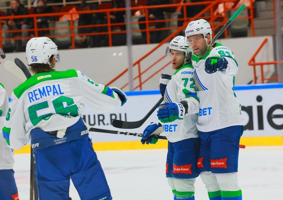«Амур» — «Салават Юлаев» 1:4 | Источник: hcsalavat / Vk.com