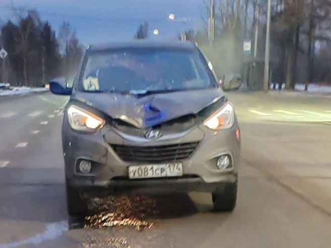 Автомобилем Hyundai ix35 управлял пожилой мужчина. | Источник: читатель 74.RU