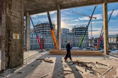 How Ufa's Hogwarts is Growing: A Photo Report from the Campus Construction Site