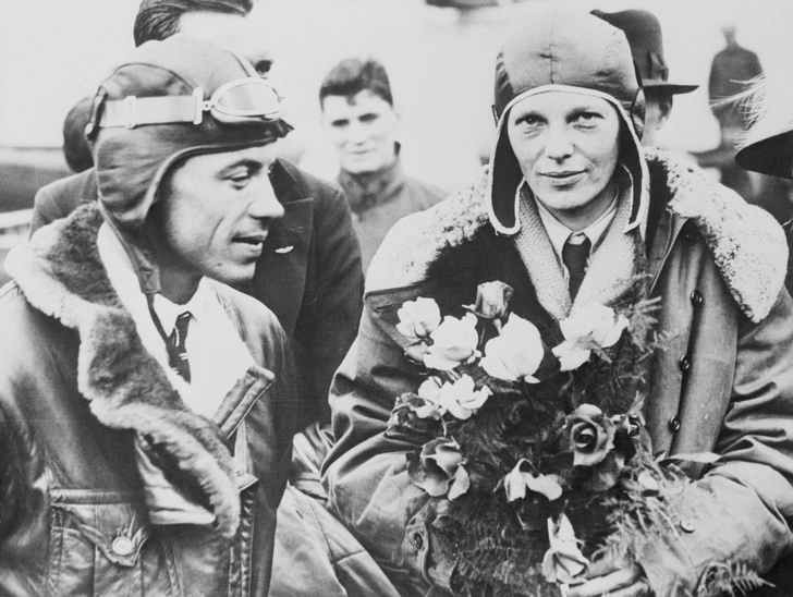 Уилмер Штульц и Амелия Эрхарт, июнь 1926 года | Источник: Bettmann / Contributor / Getty Images