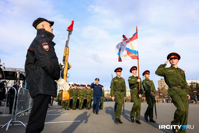 Генеральная репетиция парада состоится 7 мая | Источник: Ксения Филимонова / «ИрСити»