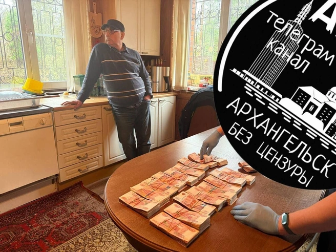 Видео с обыска публиковали в телеграм-каналах | Источник: Архангельск без цензуры \ t.me