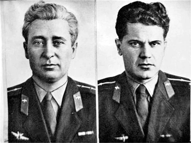 Борис Капустин (слева) летал со штурманом Юрием Яновым | Источник: оввакул.рф