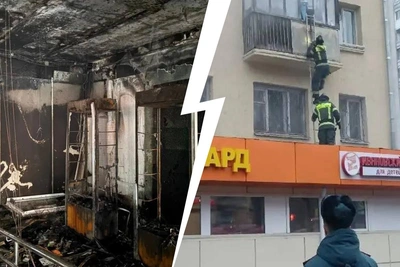 Пожар в Ярославле: в супермаркете эвакуировали 64 человека