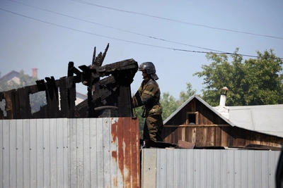 Житель Самары погиб при пожаре в собственном доме
