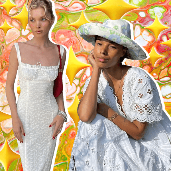 Максимум женственности и очарования: платье с английской вышивкой — тренд лета 2024