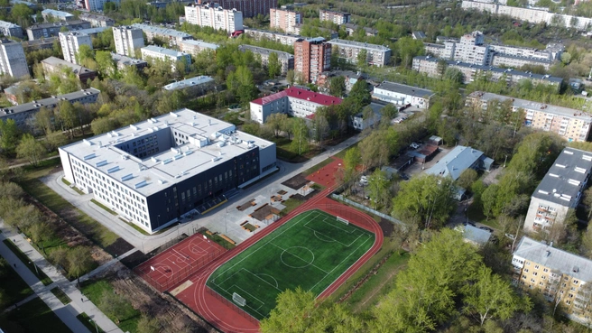 Именно «Кинетика» строила школу «Точка» | Источник: «Кинетика»