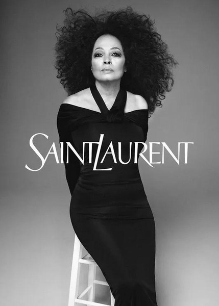 79-летняя Дайана Росс стала новым лицом Saint Laurent