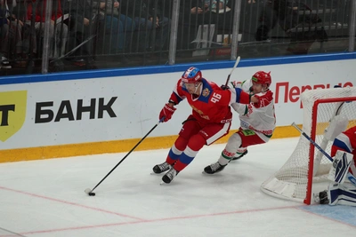 Россия победила Белоруссию в хоккее на Кубке Первого канала