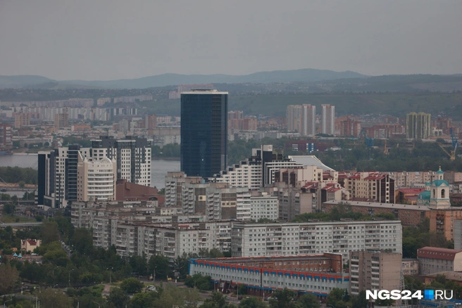 Вид на Красноярск с Караульной горы | Источник: Мария Ленц / NGS24.RU