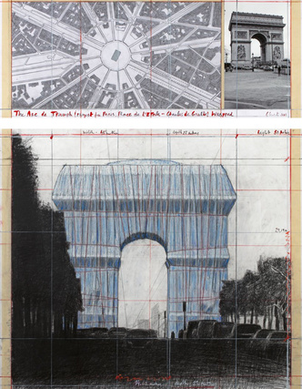 Христо «упакует» Триумфальную арку в Париже (фото 7.2)