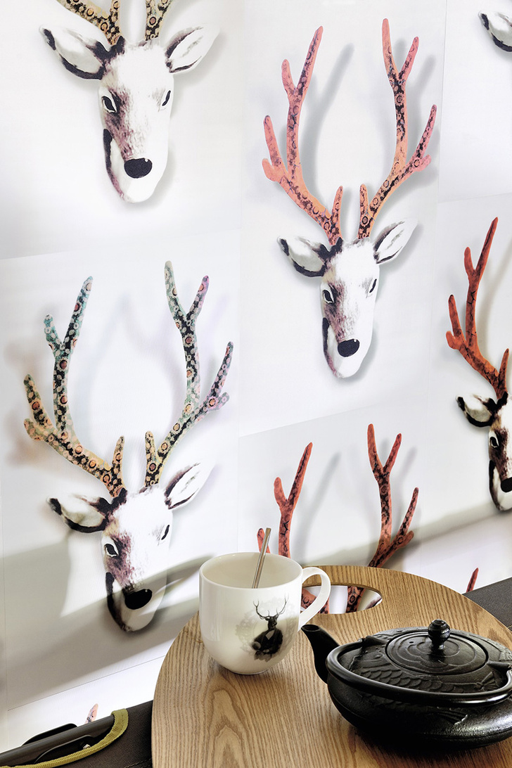 Настенное покрытие “Rudolf”, коллекция “Wonderland”, Elitis