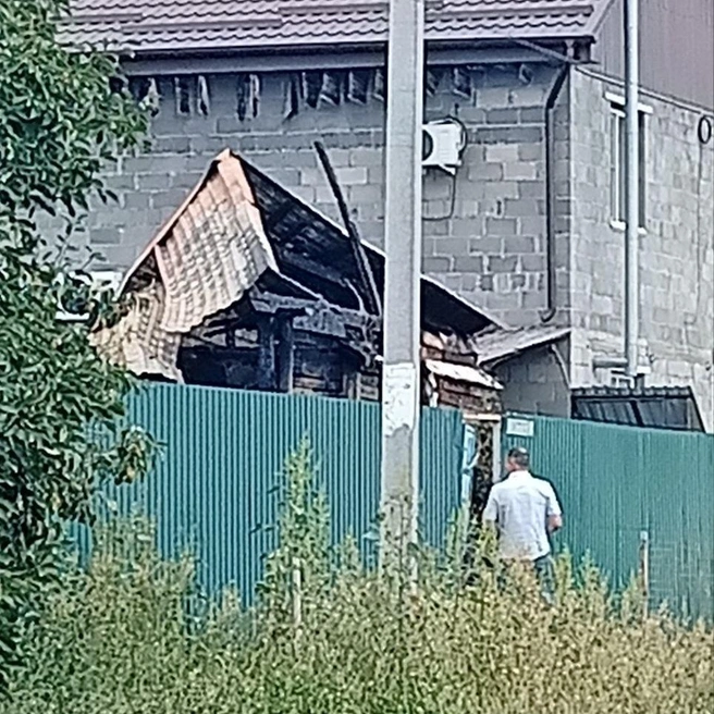 Снимок последствий очевидец сделал на утро после пожара | Источник: читатели V1.RU