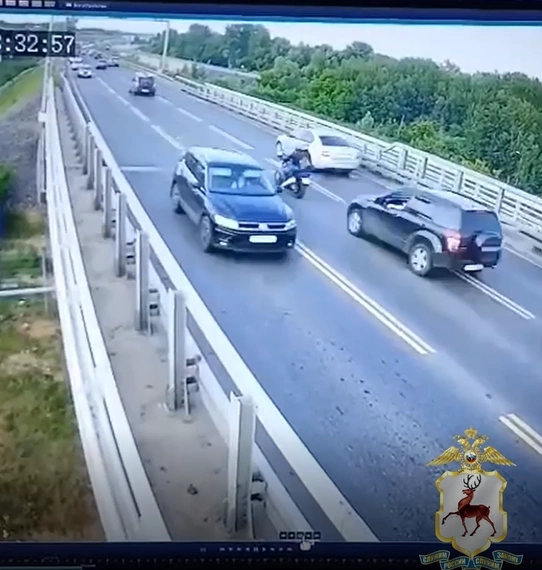 Водитель мотоцикла погиб на месте, а пассажирку госпитализировали | Источник: ГУ МВД Нижегородской области