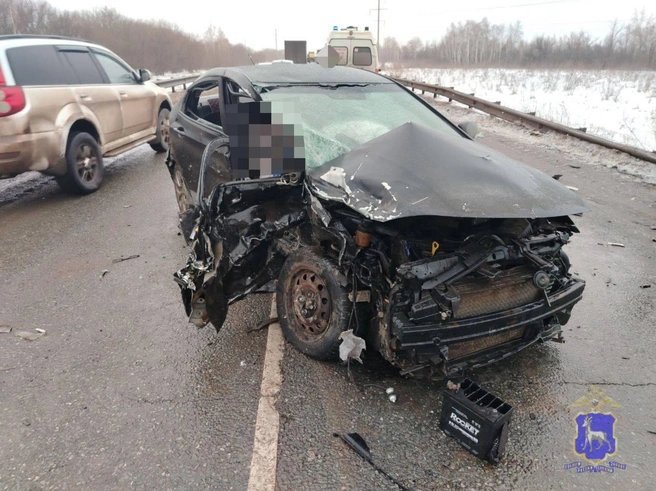 Пассажир Hyundai погиб на месте | Источник: ГУ МВД России по Самарской области