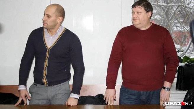 Арендатор Эйнур Бейбутов и управляющий ТЦ&nbsp;Александр Герсон | Источник: Наталья Вязовкина / UFA1.RU
