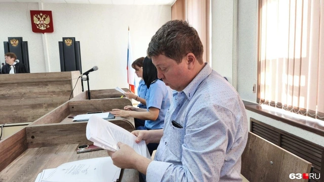 Михаил Матвеев в суде | Источник: Илья Овсянников / 63.RU