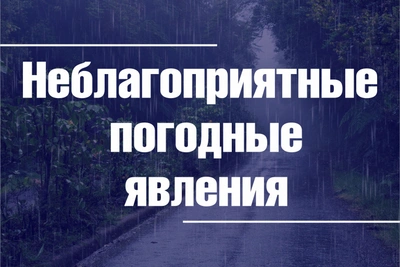 Предупреждение о грозе и сильном ветре