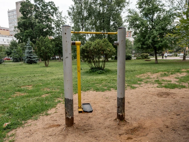 Спортивная зона не предназначена для серьёзных занятий | Источник: Александр Куренной / 76.RU