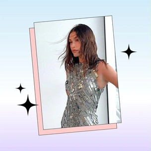 Френч + «кошачий глаз»: кок повторить модный маникюр Хейли Бибер на зиму 2025/26