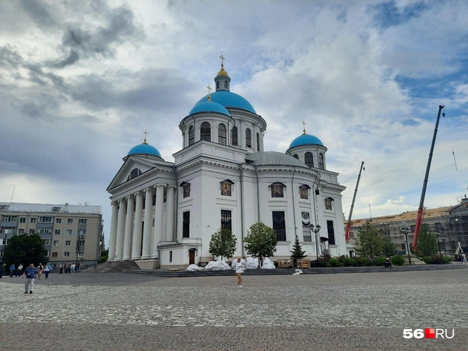 Казанский собор на территории Богородицкого мужского монастыря | Источник: Анастасия Баринова / 56.RU