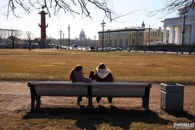 В Петербурге из-за рекордного тепла почти не осталось снега