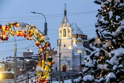 Рождественская погода в Нижнем Новгороде