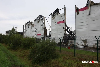 Логистический центр в Электростали был одним из самых крупных в России | Источник: Артем Устюжанин / MSK1.RU