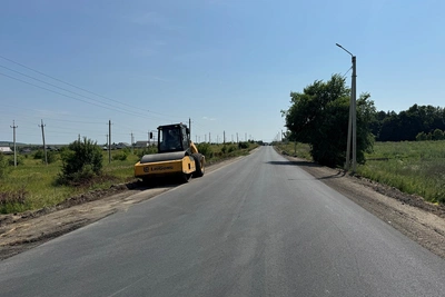 Продолжается ремонт дороги Пенза — Кондоль