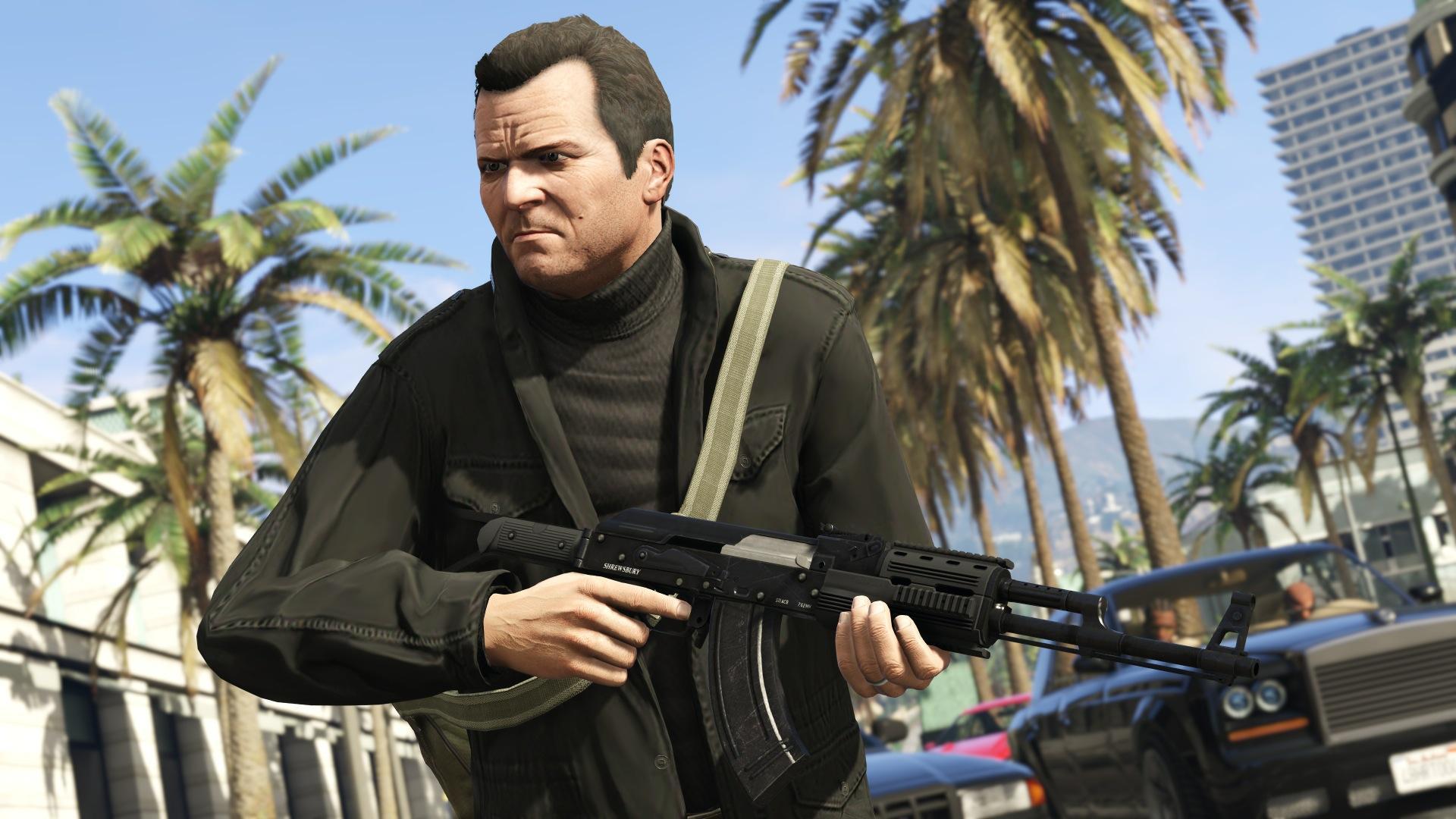 Один из главных злодеев GTA V Майкл де Санта приедет в Москву накануне релиза новой части игры