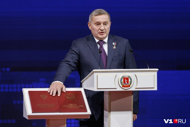 Ко второй инаугурации седины у Андрея Ивановича прибавилось | Источник: Алексей Волхонский / V1.RU