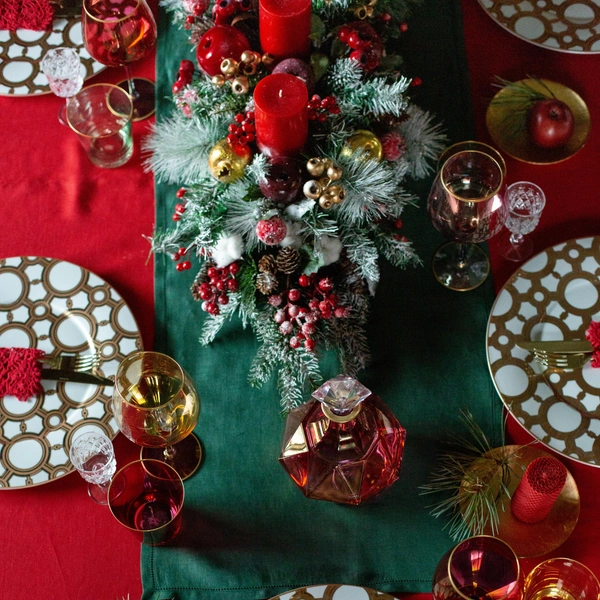 Новогодняя сервировка 2026: 85+ фото и идей Новогодняя сервировка 2026: 85+ фото и идей