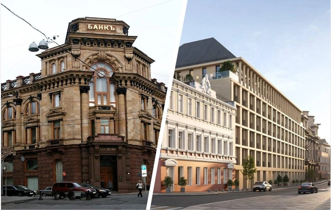 Сейчас помещения занимает банк ВТБ | Источник: Stas Lobov / Wikipedia, «Галс-Девелопмент»