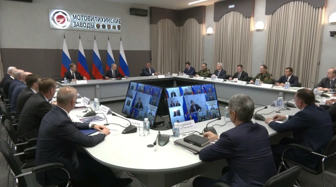 Журналистам показали только вступительное слово президента | Источник: Кремль. Новости / Telegram