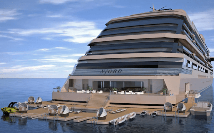 Круизная яхта Njord для миллионеров, куда попадет не каждый