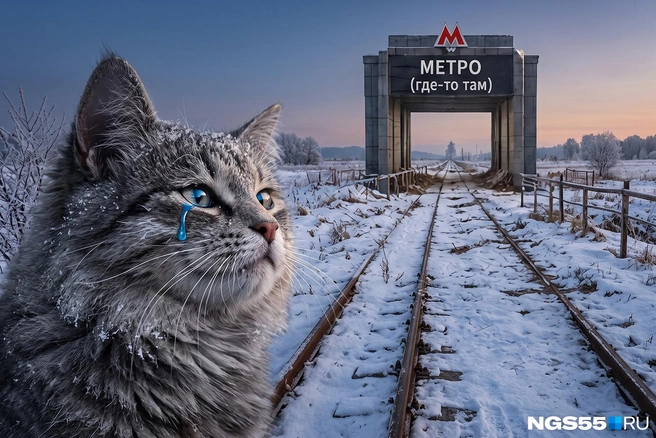 Омское метро всегда с нами  | Источник: Евгения Бикунова / Городские медиа 
