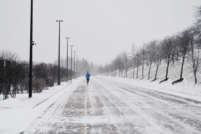 В первый раз на пробежку зимой решиться сложно | Источник: vk.com / parkrunkrasnoyarsk
