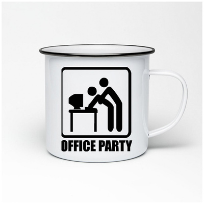 Металлическая кружка Office party