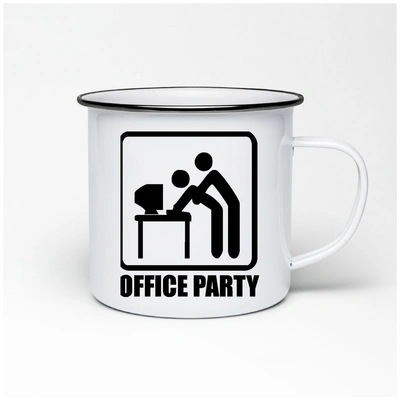 Металлическая кружка Office party