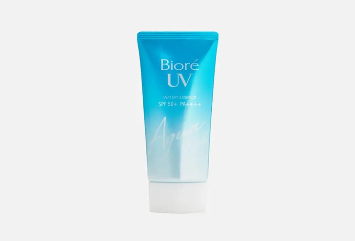 Солнцезащитный флюид SPF50 Biore UV Aqua Rich 